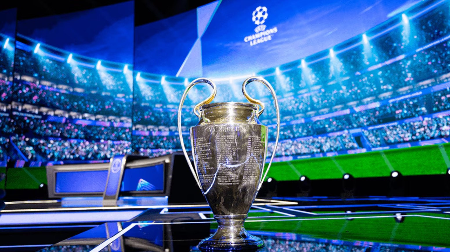 The Champions League trophy, the biggest prize in European football.