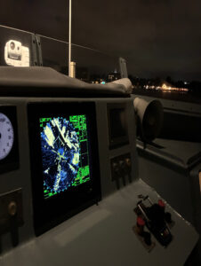 The radar screen in action