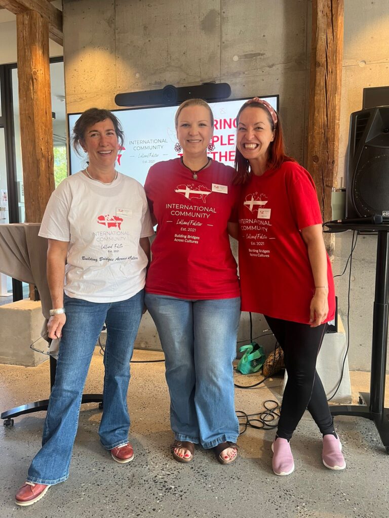 Summer with the other members of the current board of International Community Lolland Falster.