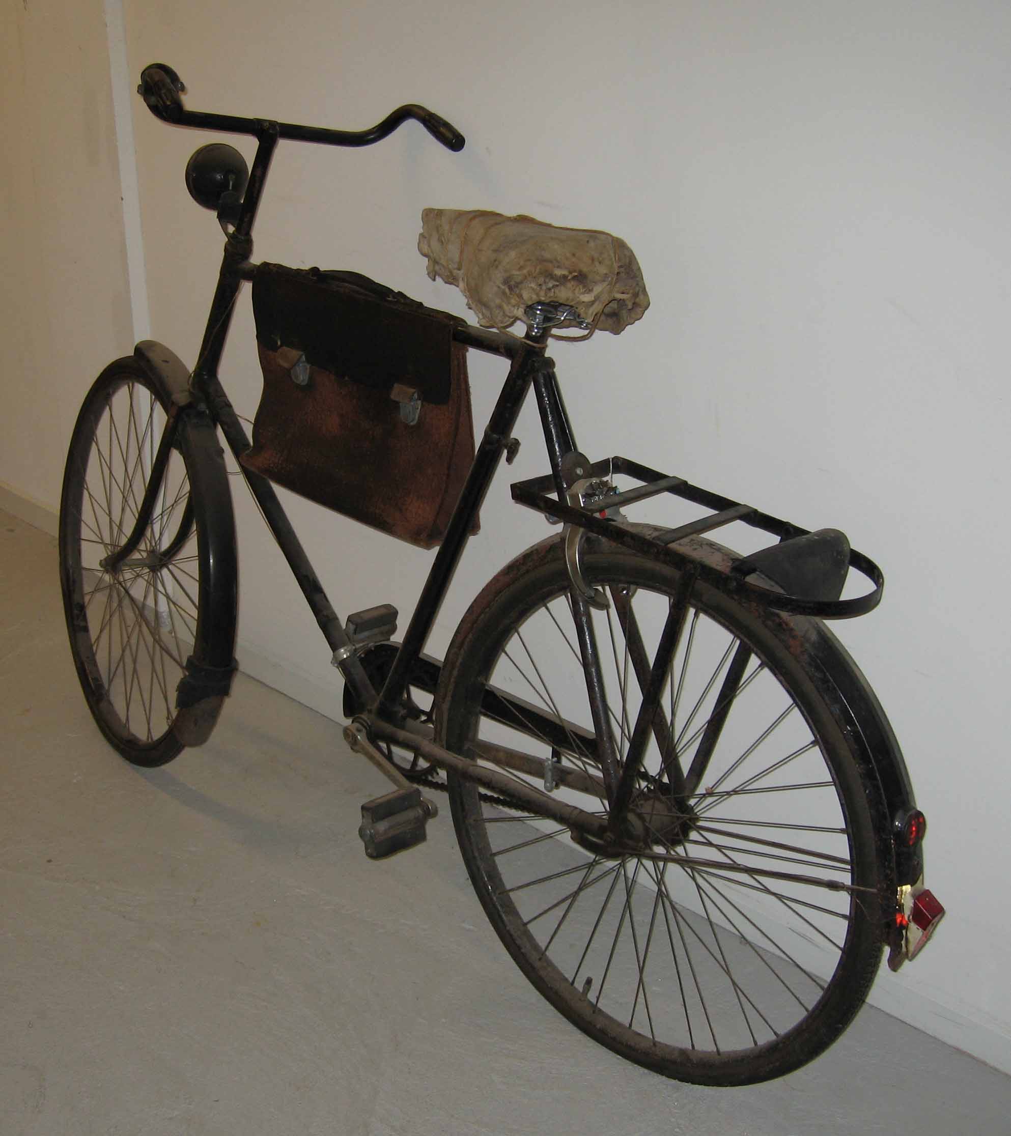 Old bike on display