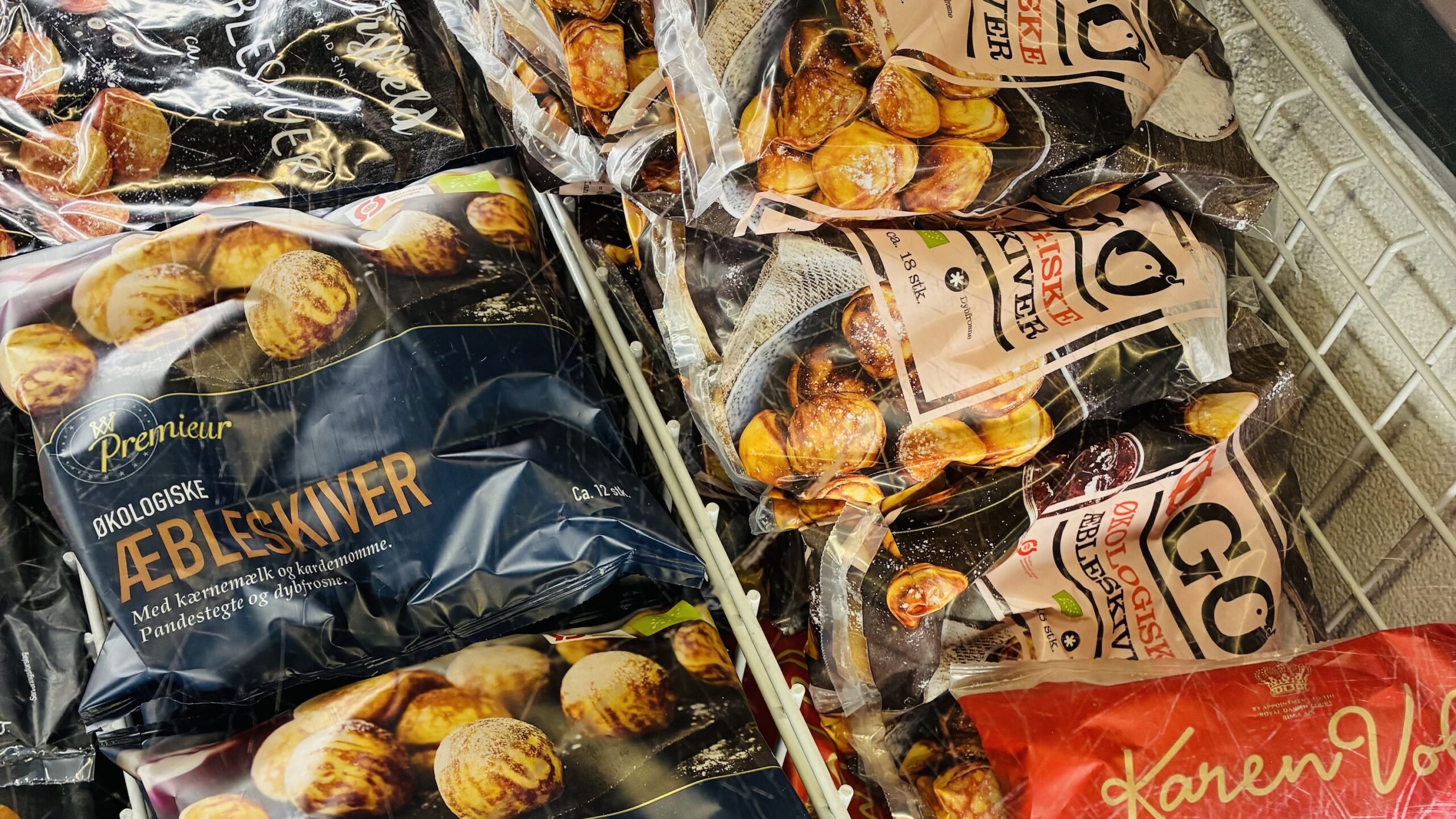 Æbleskiver in the frozen section