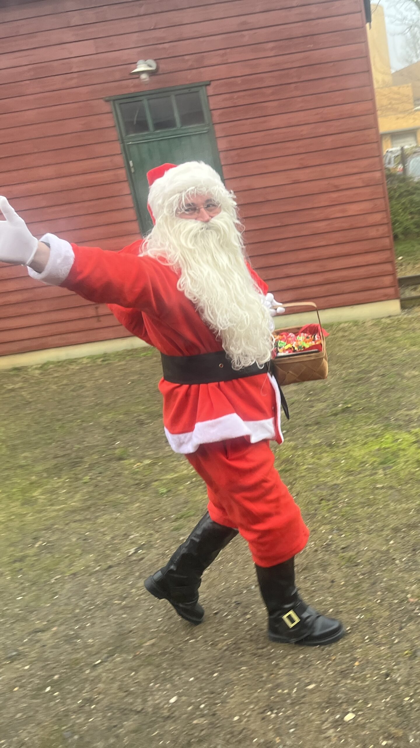 A man dressed as Santa claus