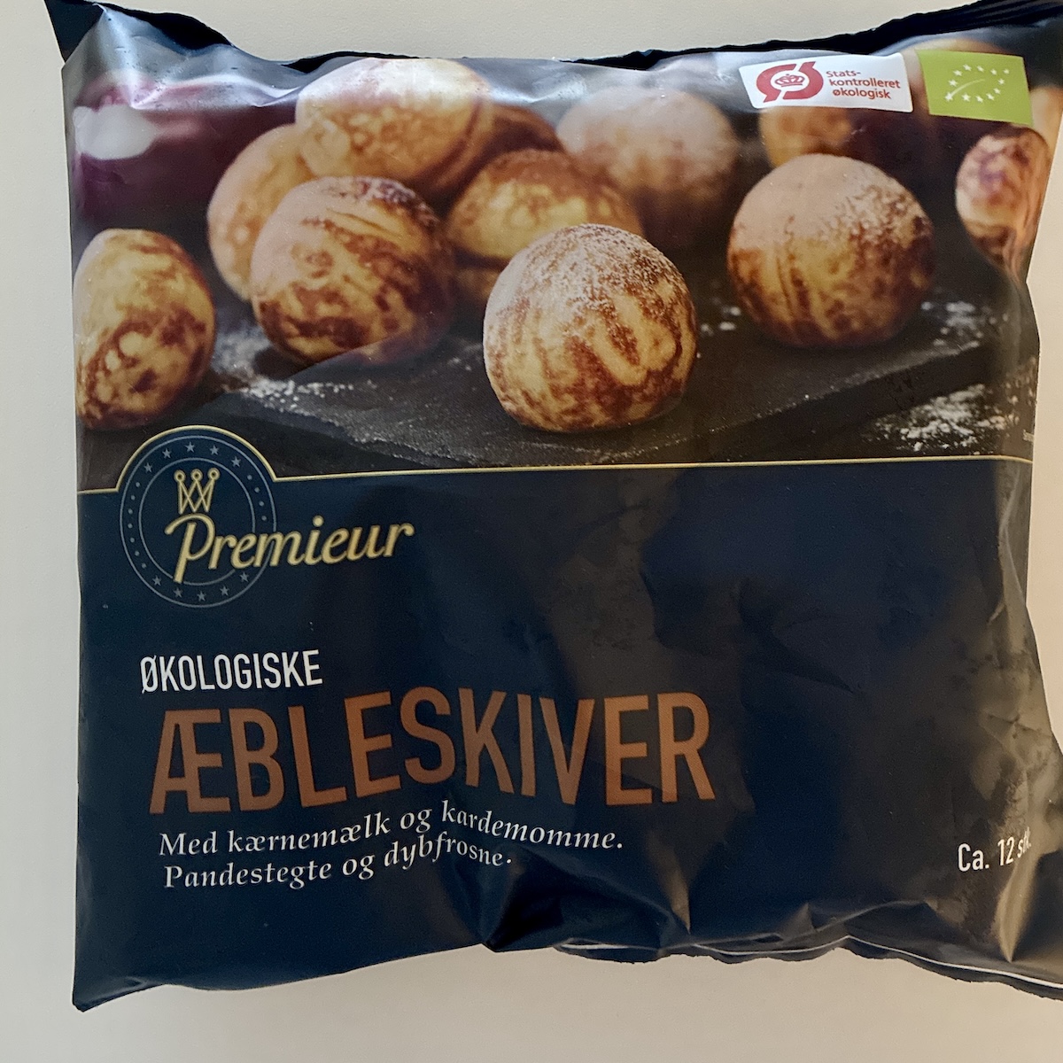 æbleskiver packet from a store