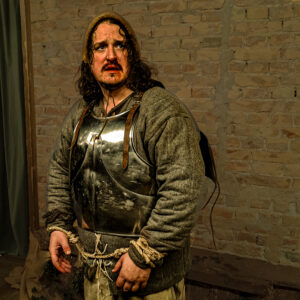 Joseph Sherlock as Falstaff in Konge Henrik