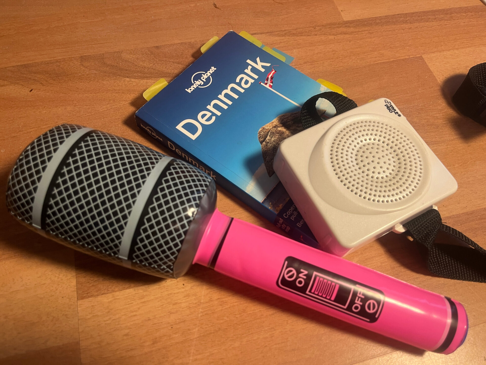 Mike, speaker and Denmark book