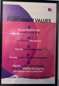 Poster of performer values