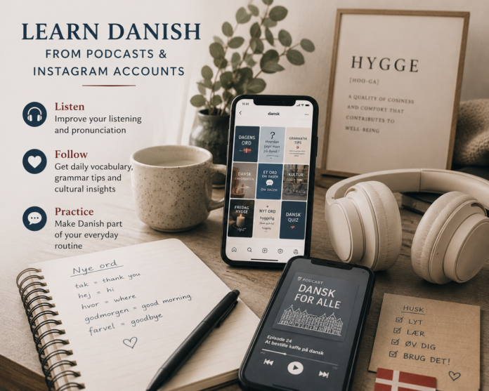 Learn Danish AI generted image of Learn Danish