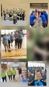 Volunteer activities at a gymnasium in Vejle
